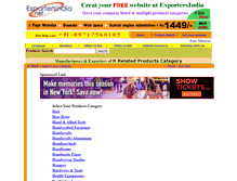 Tablet Screenshot of h.exportersindia.net