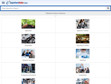 Tablet Screenshot of pakistan.exportersindia.com