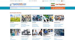 Desktop Screenshot of iran.exportersindia.com