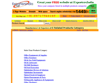 Tablet Screenshot of o.exportersindia.net