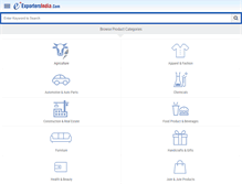 Tablet Screenshot of exportersindia.com