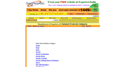 Desktop Screenshot of j.exportersindia.net