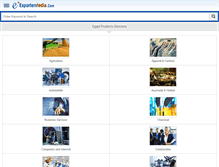 Tablet Screenshot of egypt.exportersindia.com