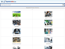Tablet Screenshot of bangladesh.exportersindia.com