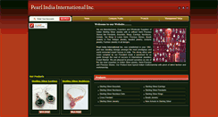 Desktop Screenshot of pearlindiainc.exportersindia.com