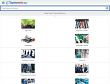 Tablet Screenshot of hong-kong.exportersindia.com