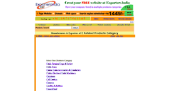 Desktop Screenshot of c.exportersindia.net