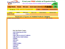 Tablet Screenshot of c.exportersindia.net