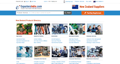 Desktop Screenshot of new-zealand.exportersindia.com