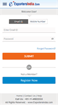 Mobile Screenshot of members.exportersindia.com